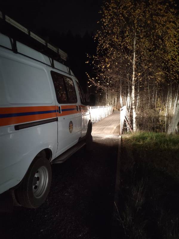 Спасатели ГКУ МО «Мособлпожспас» вывели из леса мужчину с двумя детьми