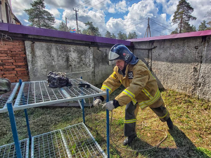 Работники 292-й пожарной части ГКУ МО «Мособлпожспас» подтвердили квалификацию «спасатель»