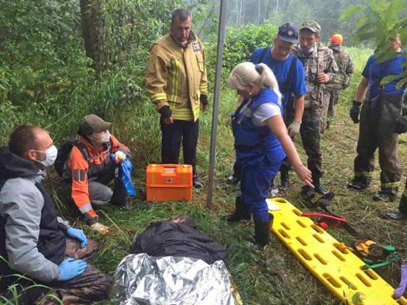 Спасатели ГКУ МО «Мособлпожспас» приняли участие в поиске заблудившейся в лесу женщины