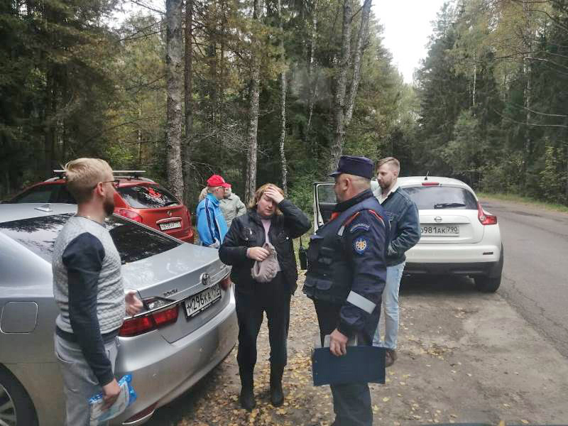 Спасатели ГКУ МО «Мособлпожспас» вывели из леса трех заблудившихся грибников