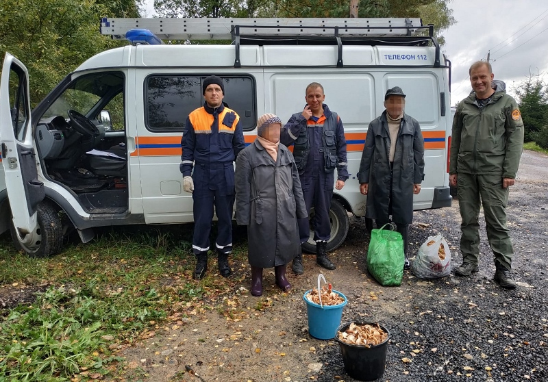 Спасатели ПСЧ-334 ГКУ МО «Мособлпожспас» вывели из леса заблудившихся грибников