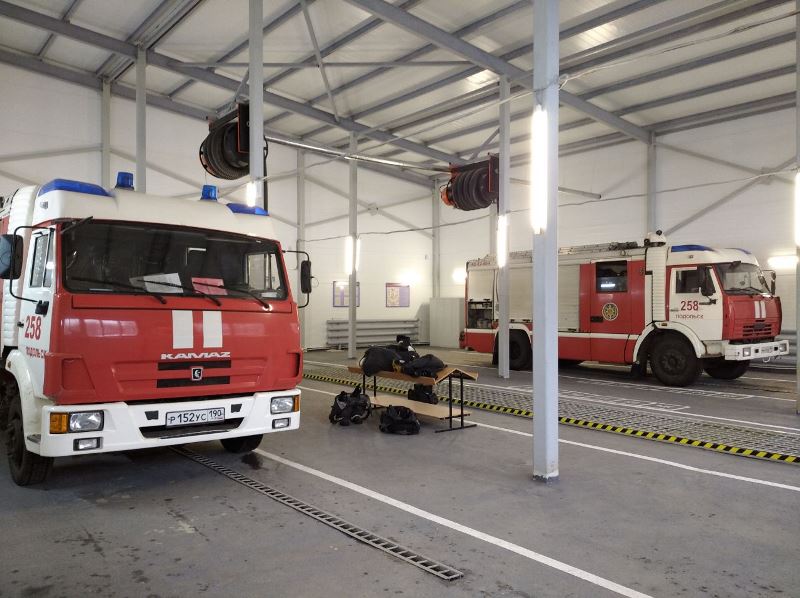 В Подольске построено новое пожарное депо