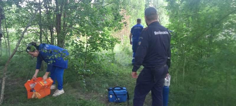 Спасатели ГКУ МО «Мособлпожспас» помогли мужчине, которому стало плохо в лесу