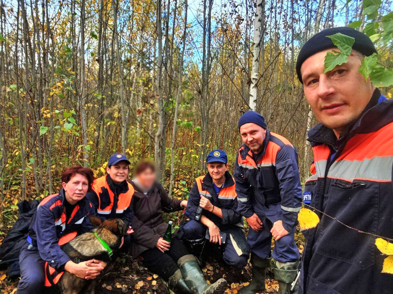 Работники ГКУ МО «Мособлпожспас» спасли заблудившуюся женщину, которая провела ночь в лесу