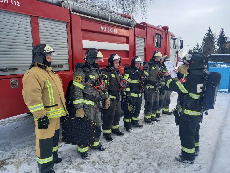 Работники ГКУ МО «Мособлпожспас» провели пожарно-тактическое занятие в серебряно-прудской котельной