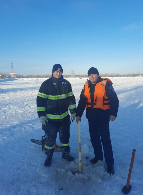 Спасатели ГКУ МО «Мособлпожспас» рассказали об изменении структуры льда водоемов Подмосковья