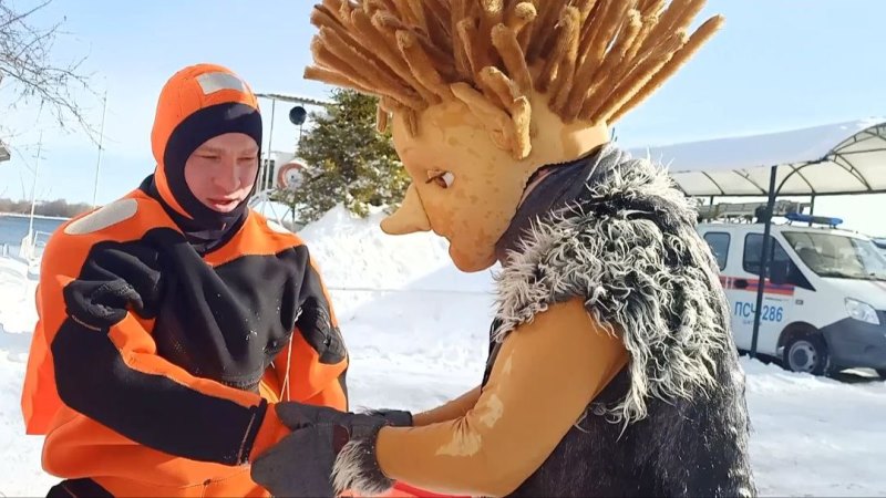 Работники ГКУ МО «Мособлпожспас» рассказали о мерах безопасности на льду в обучающем ролике для детей