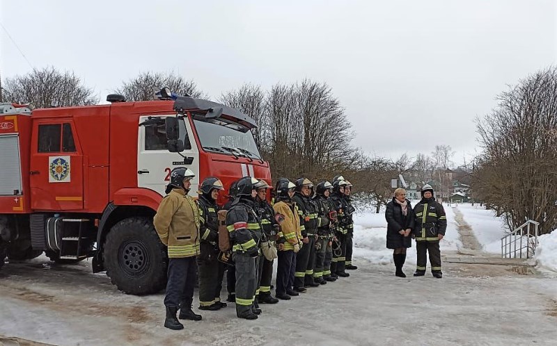 Работники ГКУ МО «Мособлпожспас» потушили условный пожар в лотошинской больнице