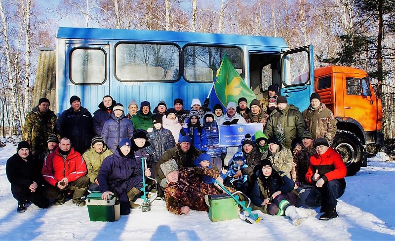 Работники ГКУ МО «Мособлпожспас» победили в соревнованиях по подлёдному лову рыбы в Шатуре