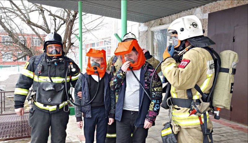 Работники ГКУ МО «Мособлпожспас» приняли участие в областной тренировке по эвакуации