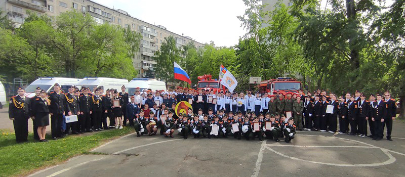 Работники ГКУ МО «Мособлпожспас» приняли участие в организации соревнований по пожарно-спасательному спорту среди кадетов