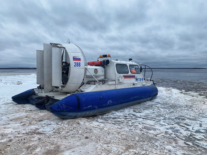 Два вызова на спасение людей, провалившихся под лед, отработали спасатели ГКУ МО «Мособлпожспас» за один час